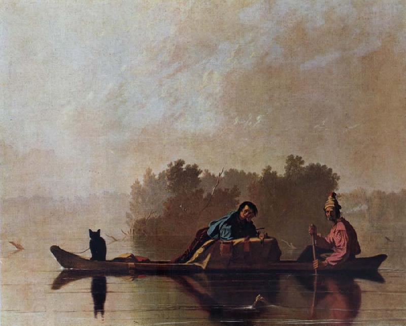 George Caleb Bingham Fur Traders Descending the Missouri China oil painting art